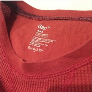 GAP Shirts - GAP Thermal Long Sleeve Tee - Red GAP Shirts - GAP Thermal Long Sleeve Tee - Red